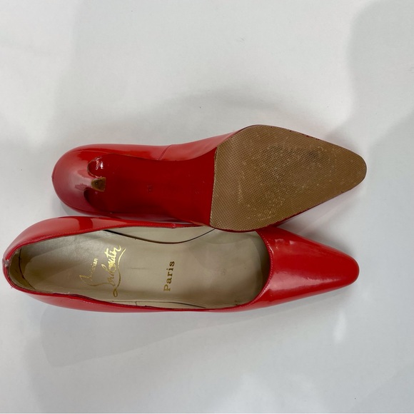 Christian Louboutin So Kate Bright Pink Patent Leather Heels Size 36 - Picture 8 of 10